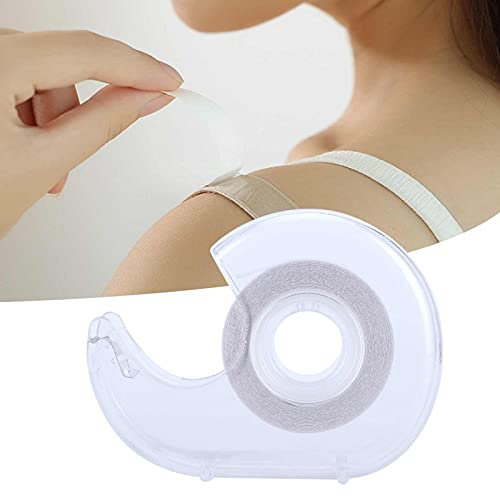 Nastro di stoffa Nastro biadesivo di moda Nastro di sicurezza autoadesivo Adatto per vestiti Abiti Reggiseni Prodotti per la pelle Reggiseni adesivi invisibili(Rotolo)