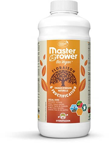 Engrais BIO VEGAN Bloom 1 litre Master Grower - Hydropassion