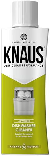 KNAUS DISHWASHER CLEANER - 3 x Concentrated Doses - Effortlessly Eliminates Grime, Grease, Mould, and Unpleasant Odors - Deep Cleans your Dishwasher