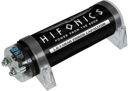 Hifonics HFC1000 1F Powercap 1 Farad condensatore per l'alimentazione in auto, più potenza per l'amplificatore di potenza