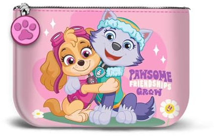 Paw Patrol Friendship-Kleines Quadratisches Geldbörse, Rosa, 10 x 7 cm