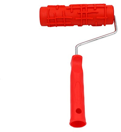 Pintura de rodillos Juego de rodillos de pintura, bandeja de pintura, rollos de pintura con textura en relieve de 7 pulgadas for adornos de pared de arte de bricolaje (7 pulgadas, 4) (color: 1, tamaño