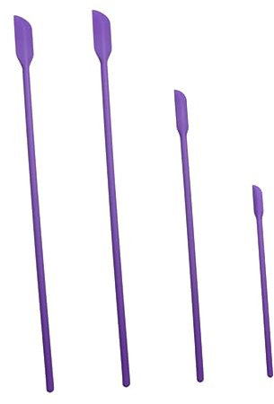 TOPBATHY 1 Satz 4St Marmeladenspatel Gummispatel Schönheit Mini Silikonspatel schaber spachtel Pfannenwender aus Silikon Schminkspatel bilden Kosmetische Flaschen 4-teiliges Set einstellen