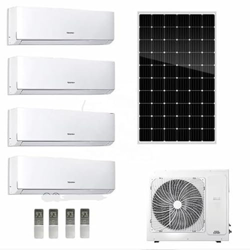 42000BTU Solar Inverter Multi 12k Zones Split Air Conditioner & Heater - 4 Zones