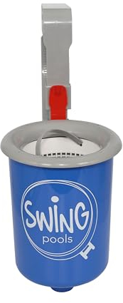 HAF® Pool Einhängeskimmer Komplett Set I Inklusive Anschlussschlauch, höhenverstellbarem Befestigungshaken & weiterem Zubehör für Aufstellbecken I Skimmer zur Poolpflege - Qualität: Made in Europe