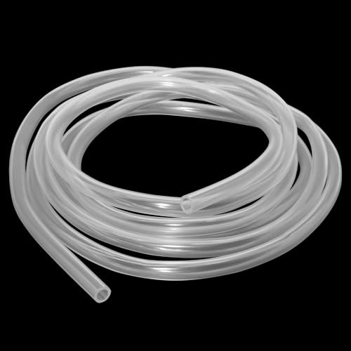 iMeistek Transparenter PVC-Schlauch, 2 M, 8 mm Innendurchmesser x 11 mm Außendurchmesser, flexibler PVC-Vinyl-Schlauch für Wasser- und Luftschläuche
