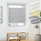 Jalousiescout Plissee Klemmfix ohne Bohren—Jalousie 60x100cm grau Sichtschutz Fenster Sonnenschutz, Lichtdurchlässig Faltrollo für Fenster & Tür, Basis-Vliesstoff Pure Plissee