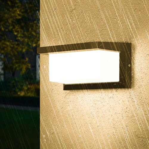 CHENBEN Applique Murale Exterieur, 3000K, 18W, IP65, Luminaire Exterieur,éclairage mural d'extérieur,Lampe Extérieur pour décoration de Jardin, Terrasse, Porche, Patio, Garage