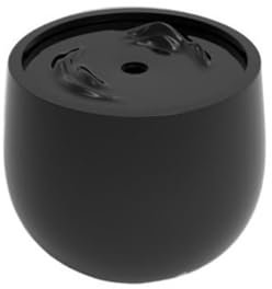 Fontana da interni Feng Shui Moderna Luce Lusso Fluente Acqua Ornamenti Fontana Ciclo Acqua Caratteristiche Casa Ufficio Scrivania Fortuna Ciotola Acqua Zen Ornamenti Home Fontana(Nero)