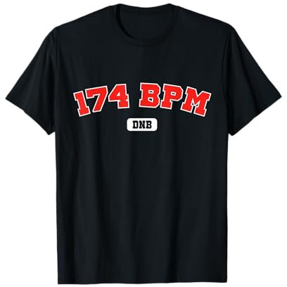 Drum n Bass Design | DNB Drum und Bass 174 BPM T-Shirt