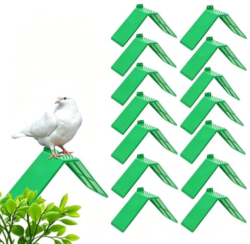 Kisangel Dwelling Pigeon Perches 10pcs Plastic Pigeon Supplies Bird Roosting Stand