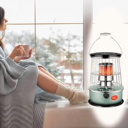 WXPXYBF 6L Petroleumofen Heizung, Tragbarer Campingkocher, Petroleumheizungen, Für Drinnen Draußen, Terrasse, Deck, Zuhause