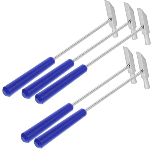 Abaodam Mini Martello Da Campeggio Leggero e Portatile, Martello Per Picchetti Pratica Da Esterno, Set 5 Pezzi Per Escursionismo e Picnic