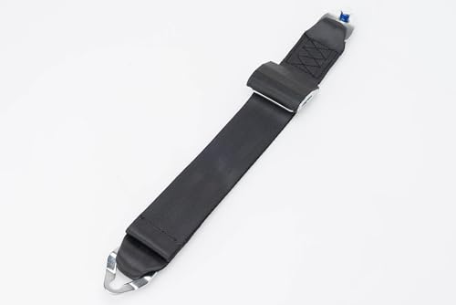 Q'Straint Q8-6324 QRT Lap Belt Extension – 24 Inch Length – with Male Pin D-Ring and Snap-Hook Ends – OEM Component for Wheelchair and Mobility Transport Systems