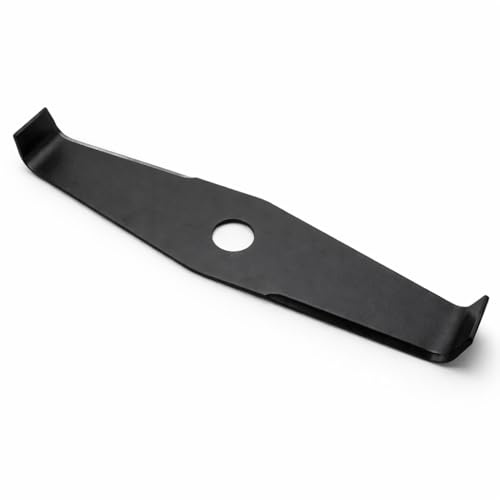 topolenashop Lama per Decespugliatore a 2 Denti Ø255 mm – Disco di Ricambio in Acciaio con Foro Centrale 25,4 mm per Taglio Erba e Sterpaglie 07855