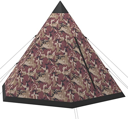 4-personers tält, flerfärgad, 180T polyestertyg, 300 x 200 cm, UV-resistent, för camping utomhusäventyr, med bärväska