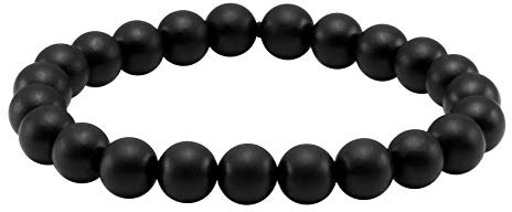 MILAKOO Män kvinnor 8 mm träpärlor armband elastiskt naturligt yogaarmband armring e Ingen metall, colore: B6, cod. POBRDIY0001006