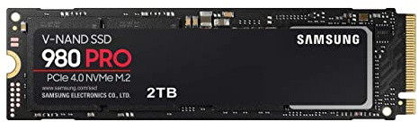 Samsung 980 PRO PCIe 4.0 NVMe SSD 2TB, Solid State Hard Drive