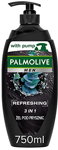 Palmolive Hommes Refreshing Gel Douche Rafraîchissant pour Hommes 3in1 750 ml