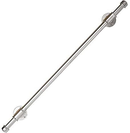 RTY-BY Securite Rampe Main Courante pour escalier Rambarde Fer forgé Garde-Corps Terrasse Fenetre Balcon Parapet Poignées Barre d'appui Extérieur, Argent (Size : 600cm)