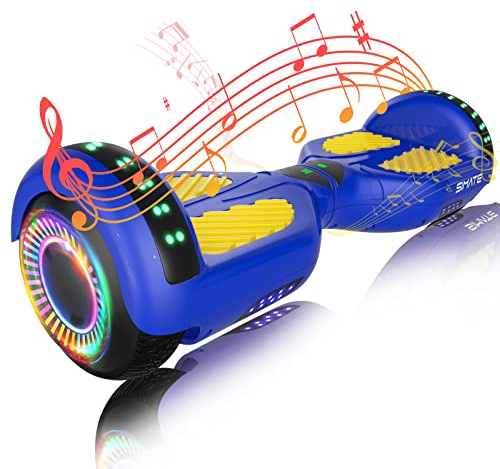 SIMATE Hoverboard, Bluetooth All Terrain Hover Boards with LED Lights and APP Control, Gifts for Kids Adults Girls Boys, for All Ages