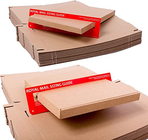 iDEALS UK PACKAGING C4 A4 PiP Large Letter Postal Boxes 326 × 227 × 20mm (50)