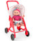 deAO Baby Doll Stroller Set Pushchair Playset with Soft Smooth 13 Inch New-born Realistic Baby Doll Nursery Role Play Set Great Nurturing Pretend Toy for 3+ Girls