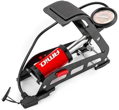 AMiO 02893 Fußpumpe Fußluftpumpe PU06mm mechanisch Stahl PP (Polypropylen) 1.5kg