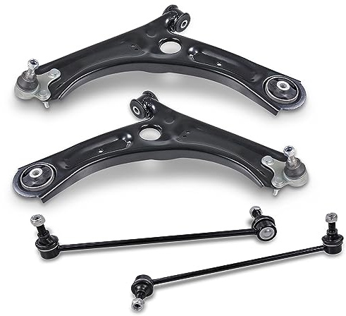 ATEC Germany Querlenkersatz - 2x Querlenker mit Traggelenk vorne, 2x | Kompatibel mit: SKODA OCTAVIA II, OCTAVIA II Combi, SUPERB II, SUPERB II Kombi, YETI, VW CADDY III Großraumlimousine