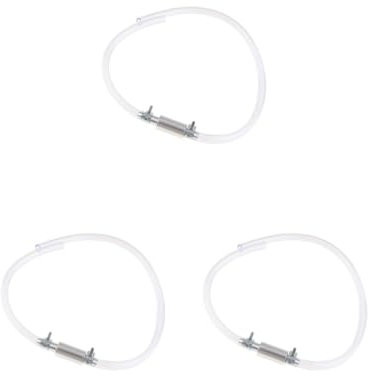 3 Satz von Auto Motorrad Hydraulische Bremse Entlüfter Ventil Kupplung Schlauch Werkzeug Kit Silber