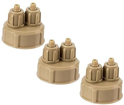 3pcs Diy Bottle Caps for Aquarium Professional Multi-function Diffuser Wear-resistant Portable Accessories Easy Setup for Fish Tank Plants