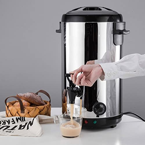 ANSNOW Olla Termo- Dispensador de Agua Caliente Caldera de Agua Eléctrica Instantánea- Hervidor de Agua Hervidor Eléctrico- Termo de Café para Buffet Y Fiesta- con Grifo- Temperatura Ajustable/-/16L