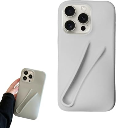 Handyhülle aus Silikon für 13, 14, 15 Pro Max (Grau, für iPhone 13)