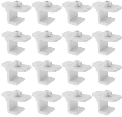 Be In Your Mind 24pcs Clips pour étagères de Réfrigérateur en Plastique P993200800 Remplacement pour Congélateurs de Cuisine Commerciaux