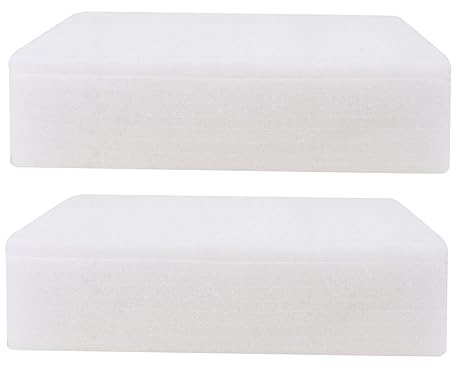 VILLCASE Supporto Protettivo Resistente alle Cadute in Schiuma Pe Bianco per Uova 2 Pezzi 40 Scomparti per Conservazione Uova a Casa