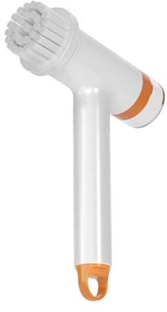 Cepillos de limpieza eléctricos recargables de 5 superficies múltiples, cepillos de cabeza para bañeras, ventanas, platos, suelos, azulejos, mantenimiento de lechada, estropajos eléctricos blancos