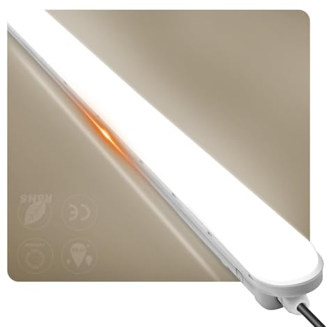 buling LED Feuchtraumleuchte 120cm 36W 4500LM IP65 für Keller Garage