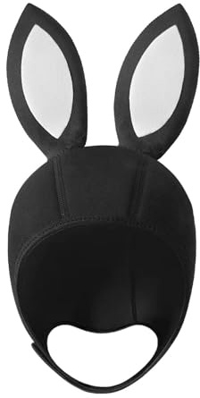 SunsoilGiant Gorro Térmico para Buceo, Impermeable, con Correa Ajustable para La Barbilla, Ideal para Piragüismo, Vela, Natación Y Snorkel, Blanco Negro