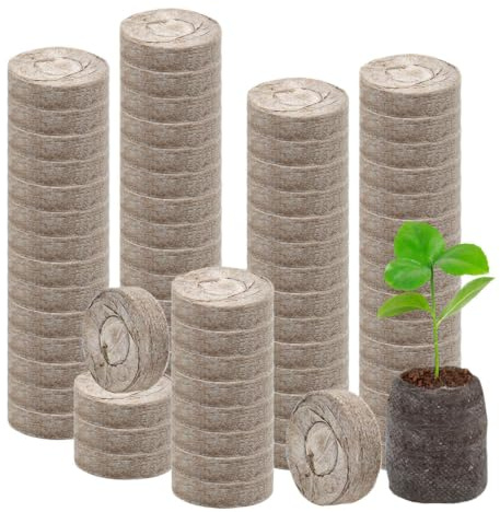 Tierra Para Plantas - 100 Piezas De Fertilizante Orgánico Potenciador De Raíces,30 Mm Orgánico De Turba Para Plantas De Interior - Para Exterior, Verduras, Flores, Árboles, Orquídeas,
