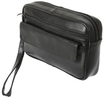 Sotala Herren Handgelenktasche Handtasche Tasche Echt Leder Geld Bag Umhängetasche Herrentasche