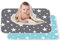 FullBerg 2er-Pack wasserdichte Wickelauflagen für Babys und Kleinkinder – atmungsaktiver, waschbarer, wiederverwendbarer Urinmattenbezug M – 50 x 70 cm, 2 Stück