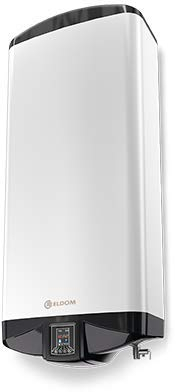 ELDOM Termo Eléctrico Plano 80 litros | Calentador de Agua Vertical/Horizontal, Serie Premium Eco, Instantaneo - Aislamiento de alta densidad
