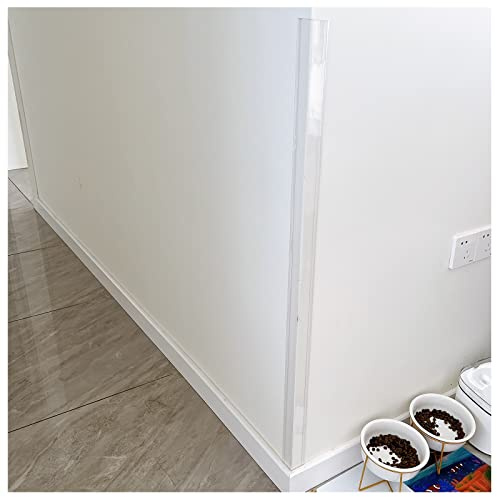 Eckschutzprofil Winkelprofil Transparent Eckschild Eckenschutz Für Wände, Selbstklebend Eckleiste Mit Klebeband, Antikollisions Schlagfrei Kantenschutz ( Color : 2.5cm Wide , Size : 65cm/25.6inch )