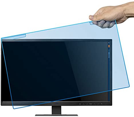 Pellicola salvaschermo Anti Luce Blu per Monitor 12 - 27Pannello di Protezione Facile da Appendere Pellicola AntiGraffio,Filtro Anti Luce Blu Pannello Protettivo in Acrilico Rimovibile,Riutilizzabile
