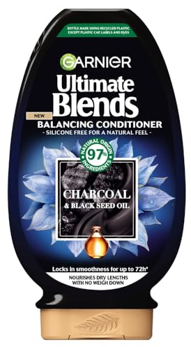 Unlock the Secret to Silky Hair: Garnier Ultimate Blends Magnetic Charcoal Conditioner - 250ml