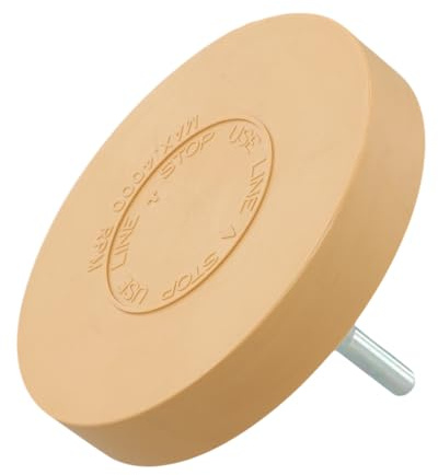 3.5inch / 88MM Car Decal Remover Wheel With Adapter For Drill, Rubber Eraser Wheel, Car Vinyl/Decal/Emblem Sticker/Tape Remover Tool With Power Drill Adapter (3.5inch / 88MM)
