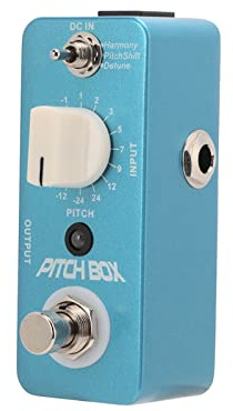Yctze Metal Blue Guitar Pitch Shifts Effekt Pedal für Ausdrucksstarkes Harmonizer mit Dectune and Compact Design