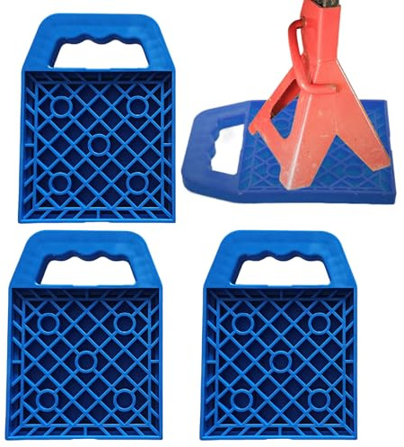 Stabilisierungsplatten,Absenkplatten 4er-Set Mit Rutschfestem Design - Tragbare Mehrwinklige Unterlage Für Campingurlaub Pool Wohnwagen Reisemobile