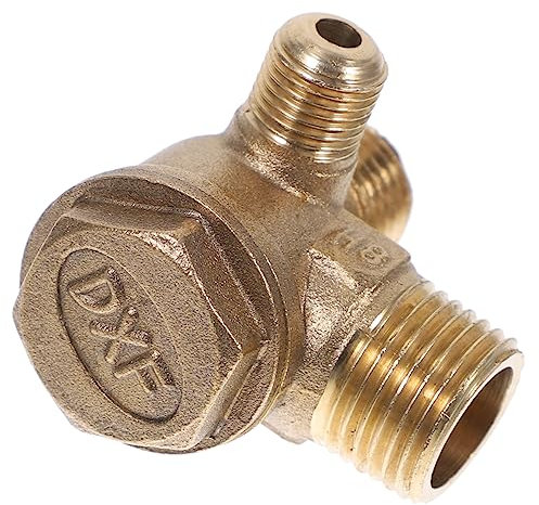 HOLIDYOYO Machine Check Valve Brass Air Compressor Non-Return Check Valve for Air Compressor Accessories