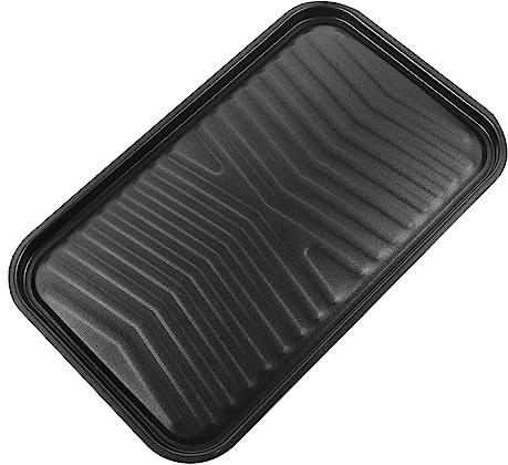 Alipis Sartén de Barbacoa Antiadherente de Inoxidable Bandeja de Asar Utensilio de Cocina para Parrilla y BBQ de Limpiar y Almacenar